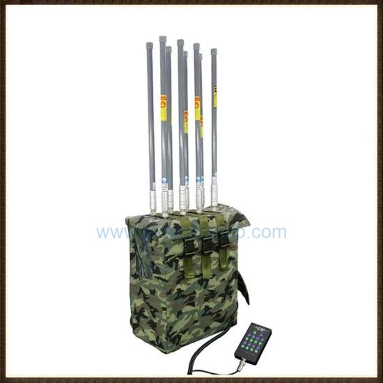 Portable Smart Mobile Phone Signal Jammer - FM UHF VHF Wireless Interference Device