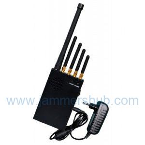 Affordable Handheld 5-Antenna Vehicle-Mounted GSM 3G Cell Signal Jammer