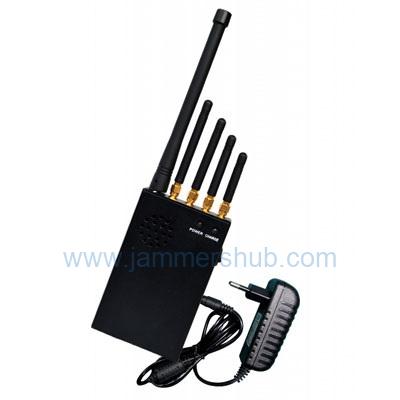 Affordable Handheld 5-Antenna Vehicle-Mounted GSM 3G Cell Signal Jammer