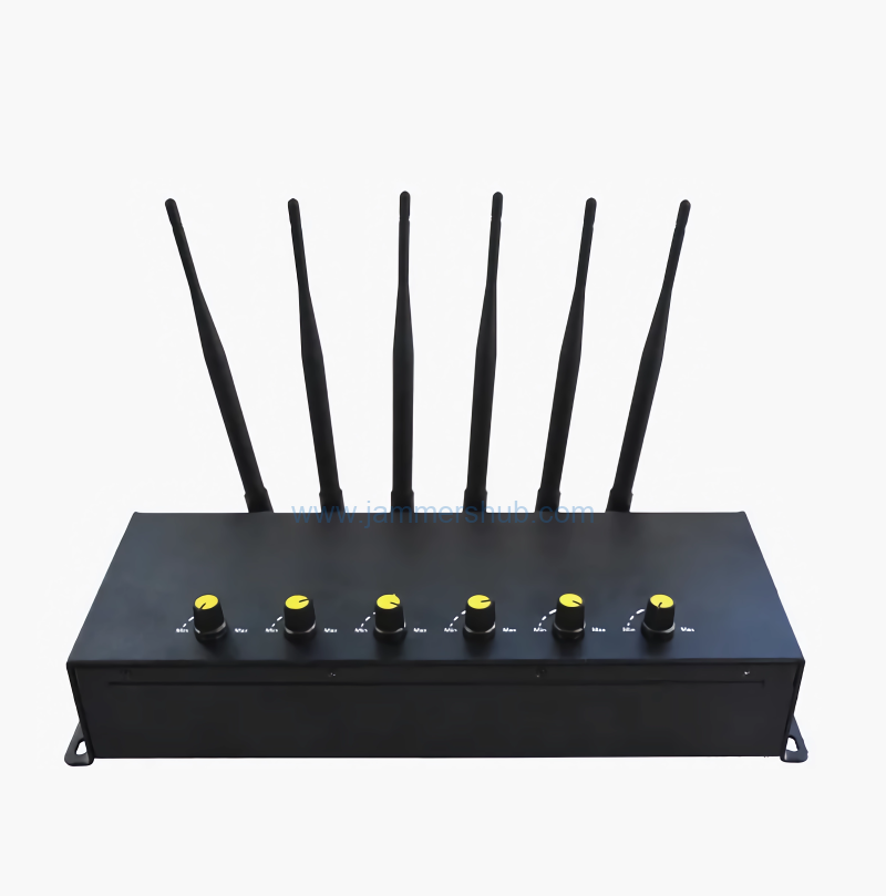 6-Band Desktop 4G Cellular Phone Jammer