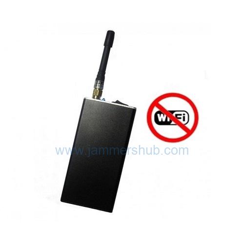Rechargeable 0.8W Compact WiFi Signal Jammer for 2.4GHz Mobile Hotspots