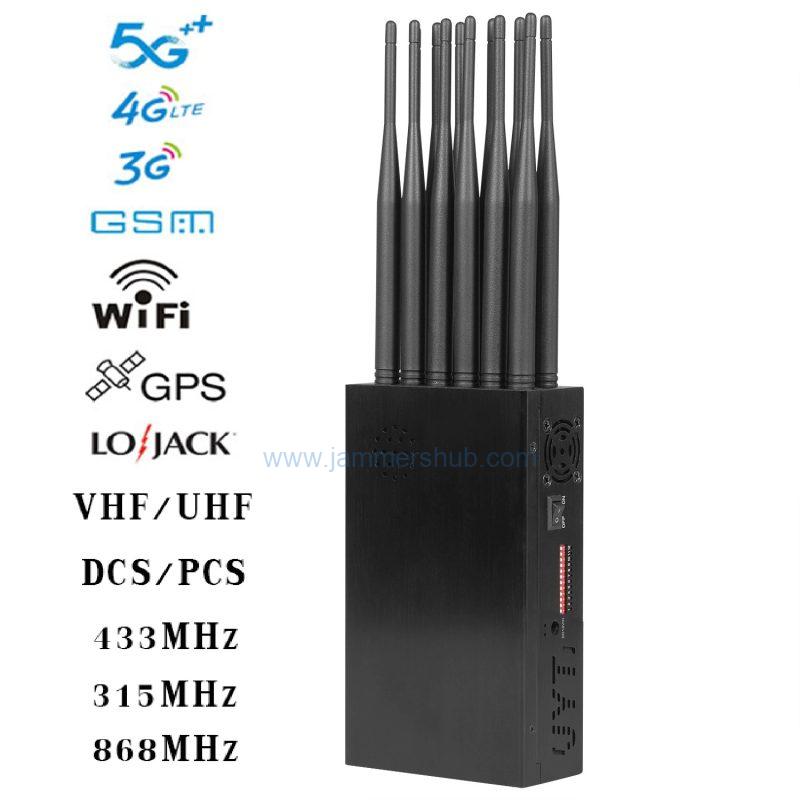 Arm-Mounted Advanced 5G Cellular Signal Jammer with Complete RF Interference Protection