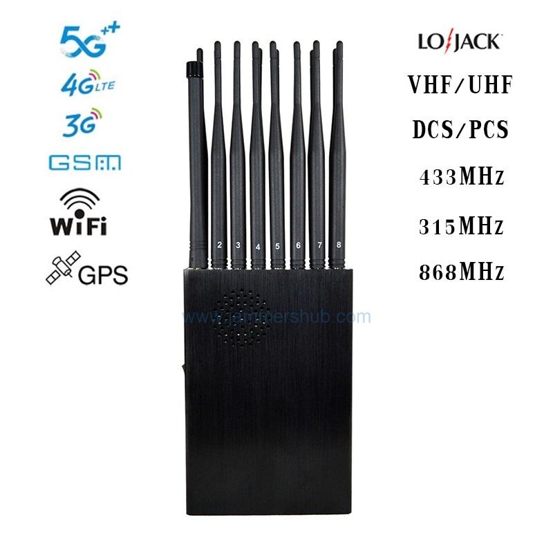 Premium Portable 5G Cell Signal Jammer with Durable Nylon Carrying Case
