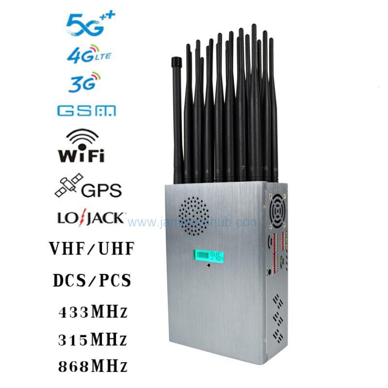 Premium Portable Cell Phone Signal Jammer - Multi-Frequency Jammer