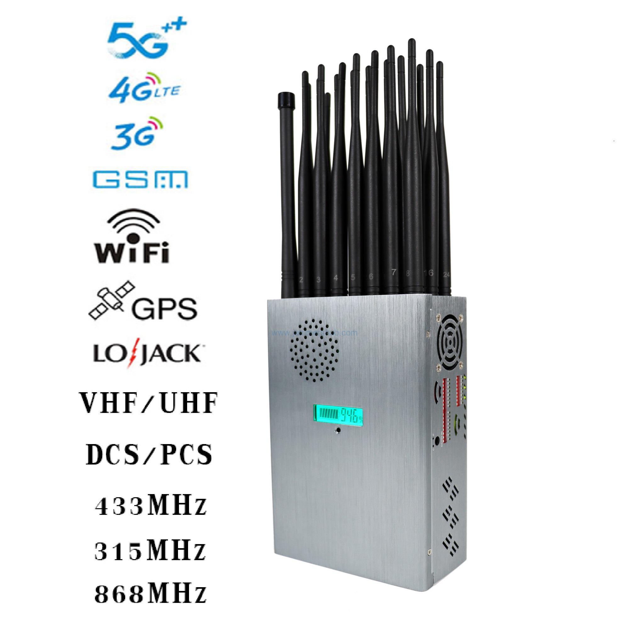 Premium Portable Cell Phone Signal Jammer - Multi-Frequency Jammer - Image 2