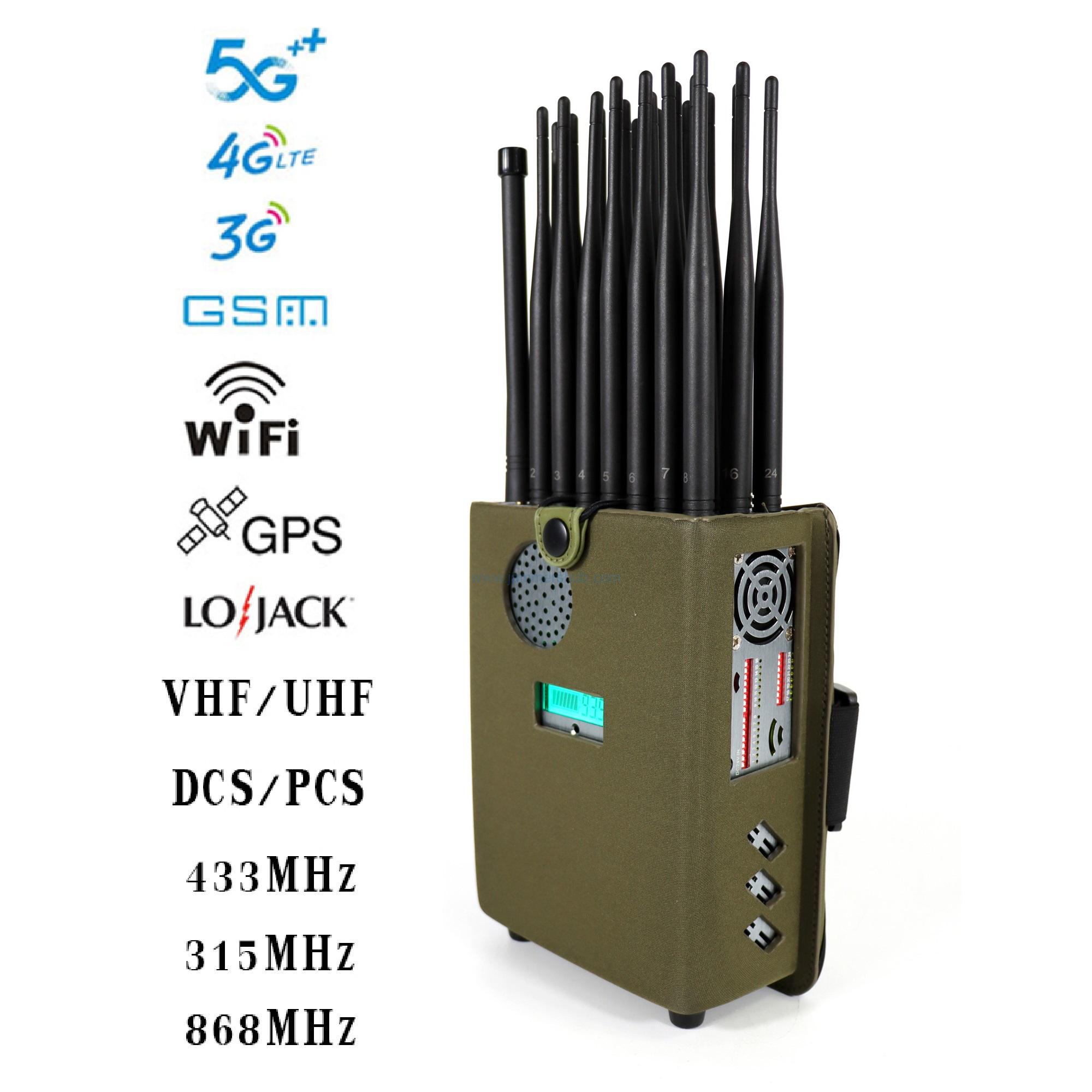 Premium Portable Cell Phone Signal Jammer - Multi-Frequency Jammer - Image 3