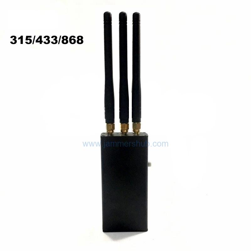 Premium Portable Remote Control Jammer for Vehicle Security with Battery Charge Indicator