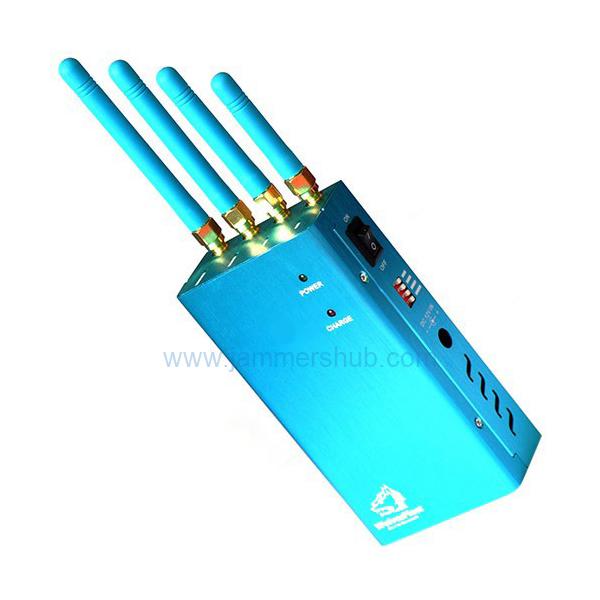 Precision Blue Compact GPS Signal Jammer for Enhanced Navigation Privacy - Image 3