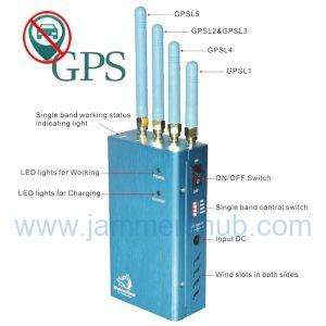 Precision Blue Compact GPS Signal Jammer for Enhanced Navigation Privacy