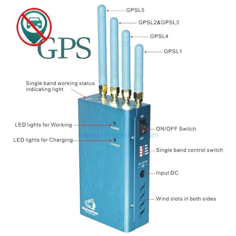 Precision Blue Compact GPS Signal Jammer for Enhanced Navigation Privacy