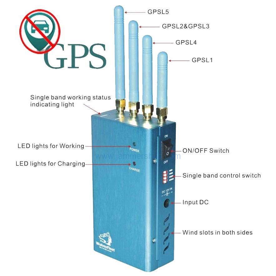 Precision Blue Compact GPS Signal Jammer for Enhanced Navigation Privacy - Image 2