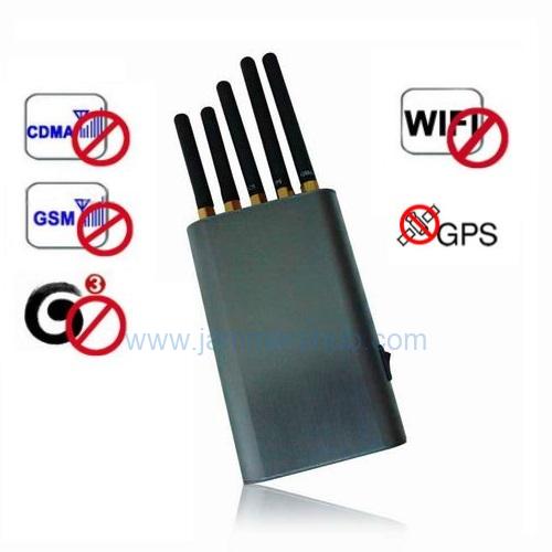 Affordable Multi-Function Cell Phone Signal Jammer and Power Bank with WiFi and GPS Blocking Features