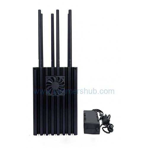 High-Performance Anti-Drone Radio Interference System with 6 Antennas