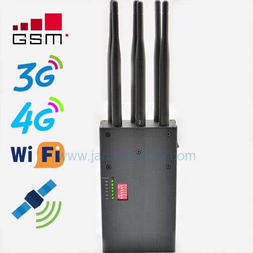 Professional Cell Phone Signal Jammer - 0.7 to 2.5GHz Frequency Interference Device