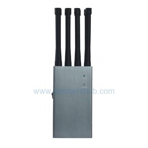 High-Performance Portable Mobile Phone Signal Jammer for 4G, WiFi, GPS, and RC Devices