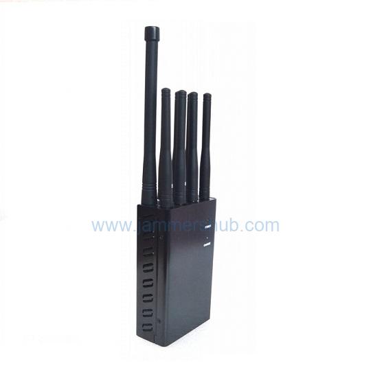 Advanced 8-Channel Portable 4G Signal Interference Device with Rechargeable Battery