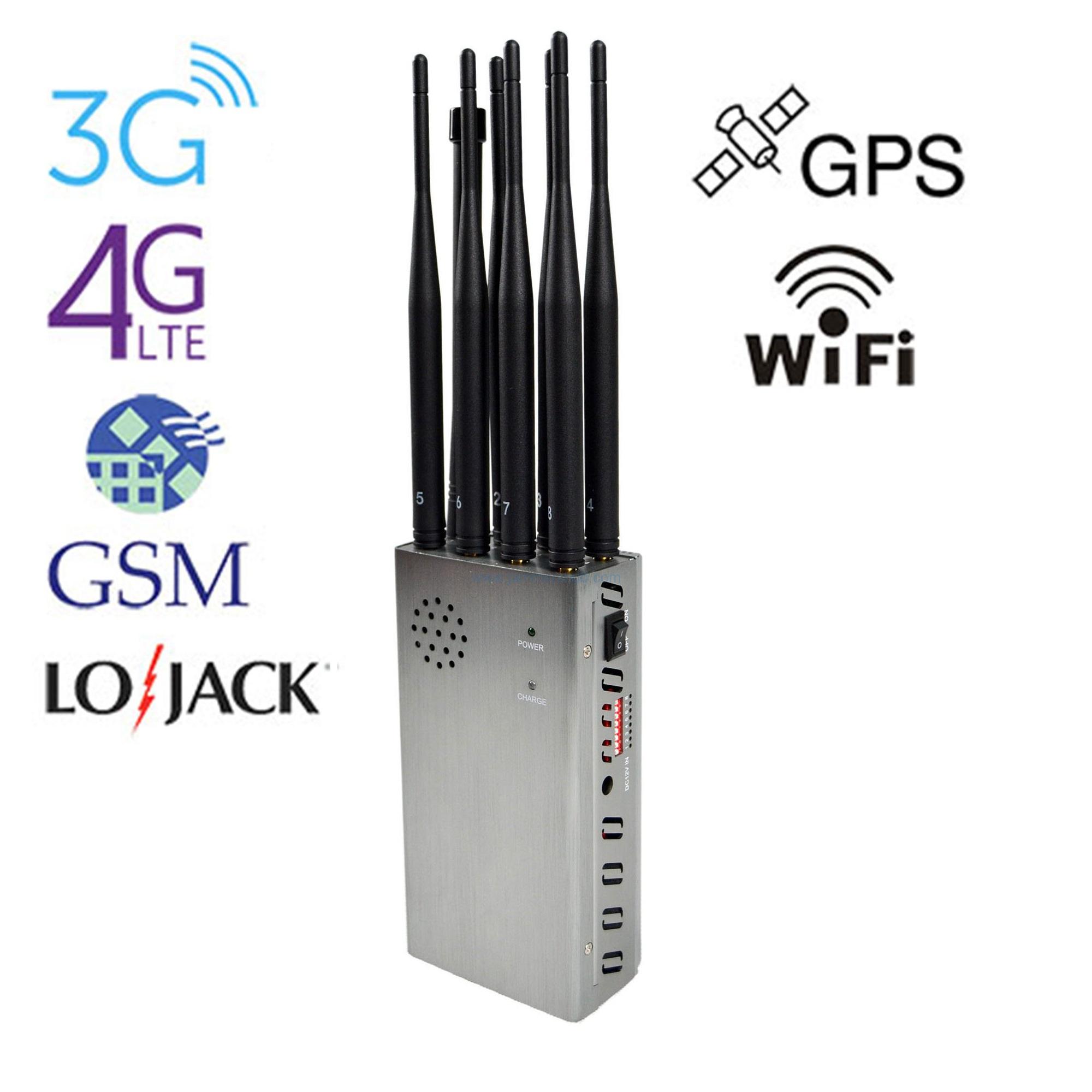 High-Performance 8-Channel GSM Jammer - Portable 4G, WiFi, and LoJack Signal Disruptor for Sale - Image 2