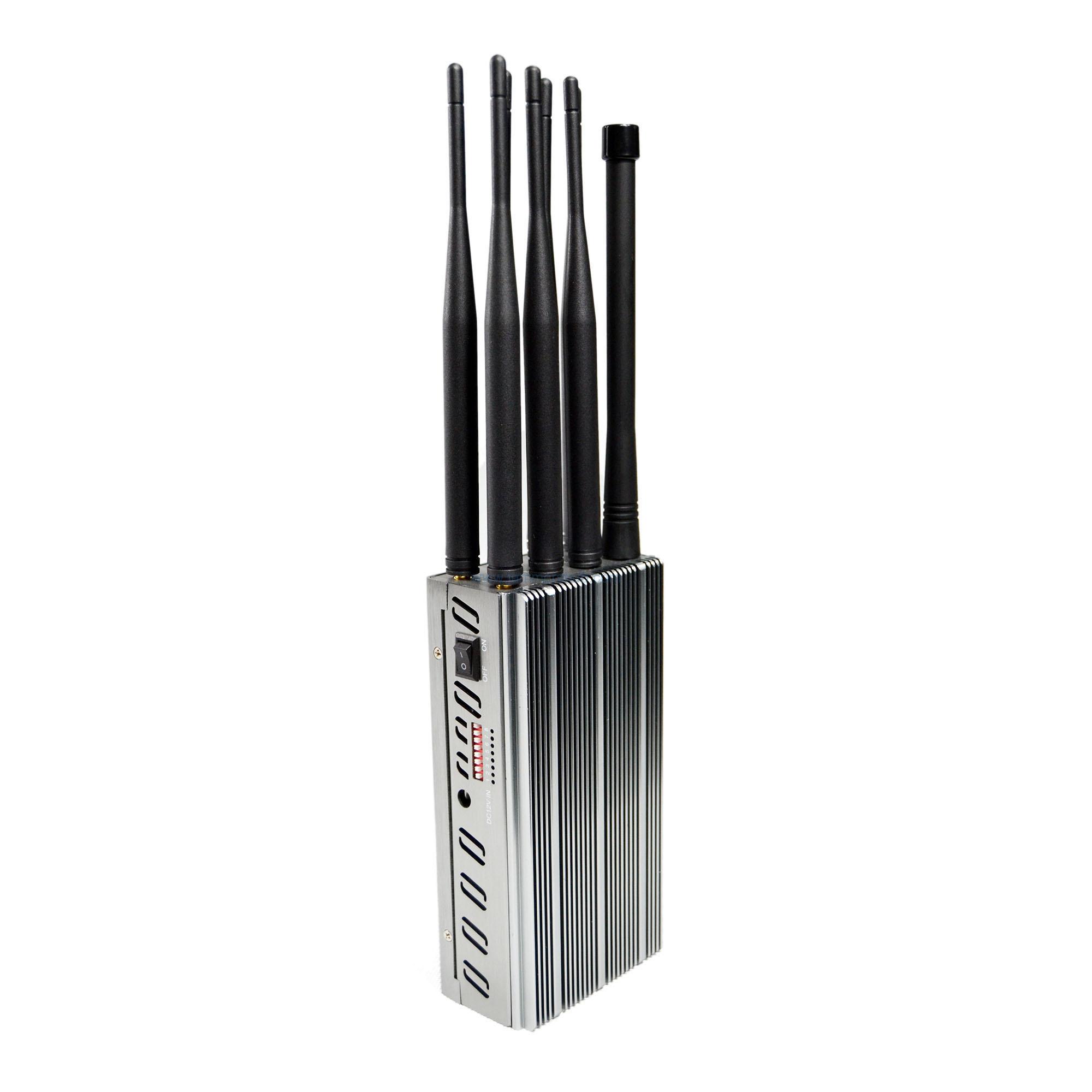 High-Performance 8-Channel GSM Jammer - Portable 4G, WiFi, and LoJack Signal Disruptor for Sale - Image 3
