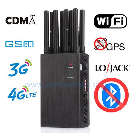 Sleek Black Portable GSM Cell Phone Signal Jammer - Affordable Best-Selling Device