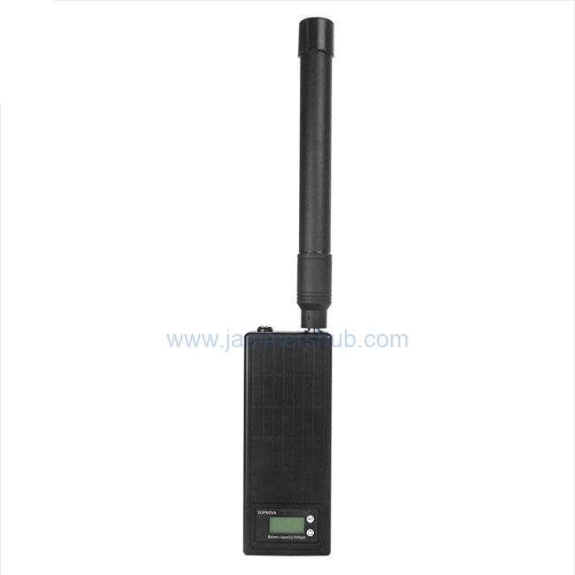 Portable Single Antenna Drone Signal Jammer for Anti-FPV Applications