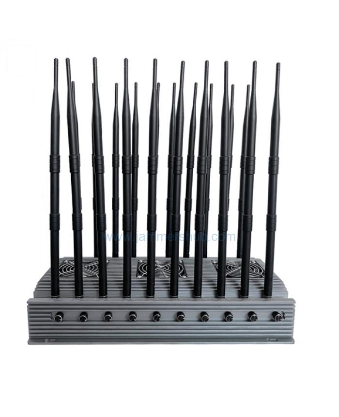 High-Power 155W Cellular Signal Jammer - 20-60m Range with 360?? Coverage