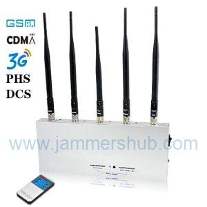 Professional Fixed GSM Jammer for PHS 3G with 50M Coverage Area