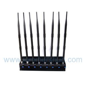 Advanced Desktop WiFi Jammer for 2.4GHz & 5GHz Networks - Effective Cell Phone Signal Jammer for Smart Security Cameras
