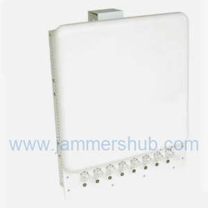 Wall-Mounted 8-Band 4G Mobile Phone & UHF/VHF Signal Jammer